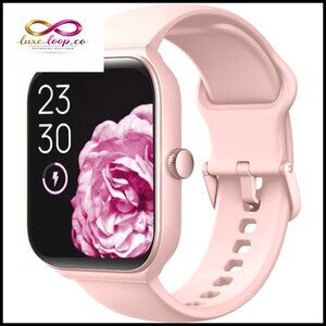 Smart Watch Fitness Tracker with Alexa Heart Rate Sleep Monitor Waterproof